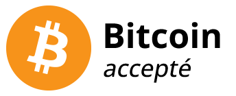 Paiements Bitcoin acceptés
