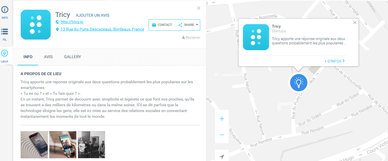 Startup in Bordeaux Tricy App