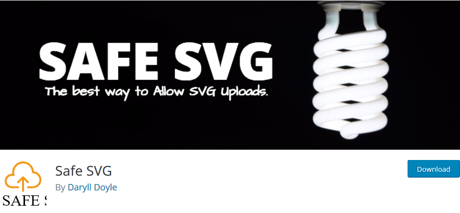 Télécharger Safe SVG pour WordPress