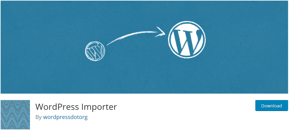 Extension WordPress Importer