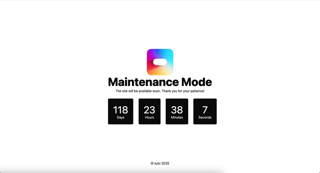 WPMasterToolKit propose un mode maintenance WordPress avancé