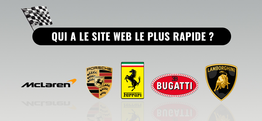 errari, Porsche, Lamborghini, McLaren, Bugatti : quel constructeur a le site web le plus rapide ?